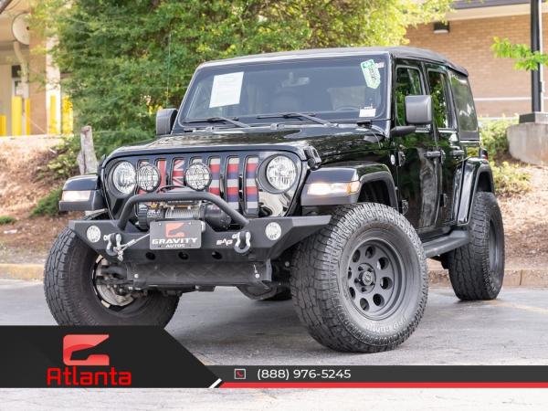 Used Used 2018 Jeep Wrangler Unlimited Sahara for sale $45,485 at Gravity Autos Atlanta in Chamblee GA
