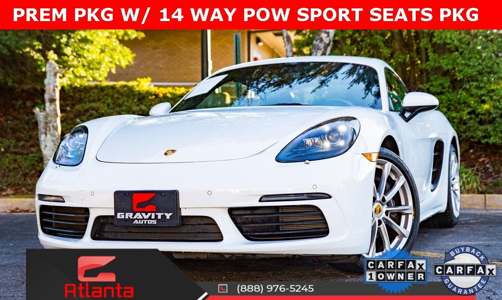 Used 2019 Porsche 718 Cayman Base for sale $56,995 at Gravity Autos Atlanta in Chamblee GA 30341 1