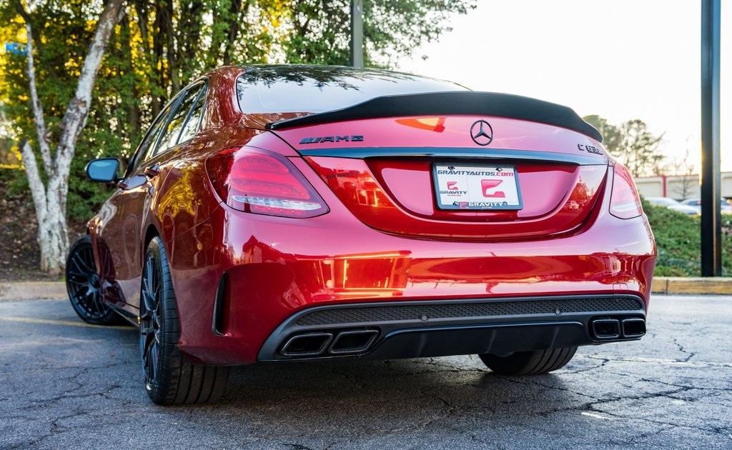 Used 2018 Mercedes-Benz C-Class C 63 S AMG for sale $68,495 at Gravity Autos Atlanta in Chamblee GA 30341 34