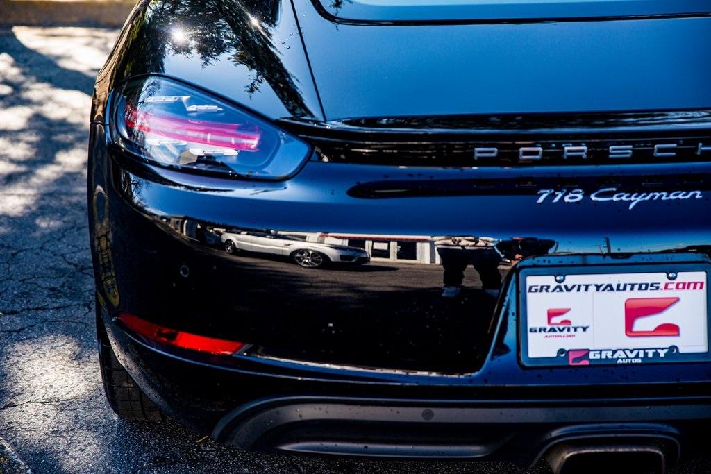 Used 2019 Porsche 718 Cayman Base for sale $54,495 at Gravity Autos Atlanta in Chamblee GA 30341 28